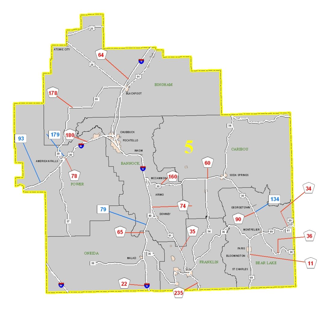 District 5 - South-East Idaho