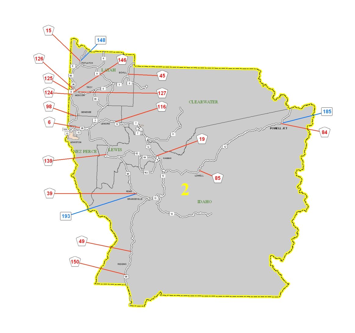 District 2 - Central Idaho